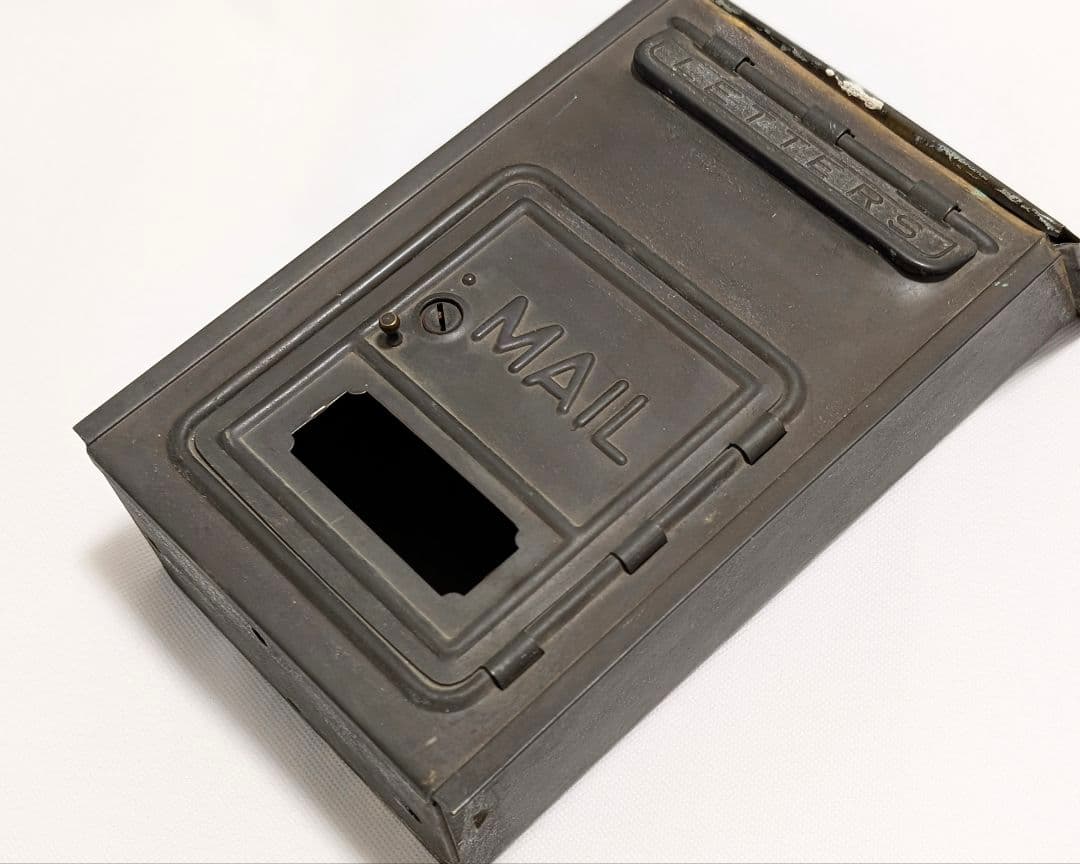 アンティーク真鍮 メールボックス 郵便受け ビンテージ 1920年代 USA