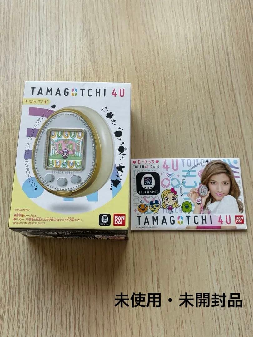 未開封 たまごっち TAMAGOTCHI 4U ホワイト 白 ローラっちカード