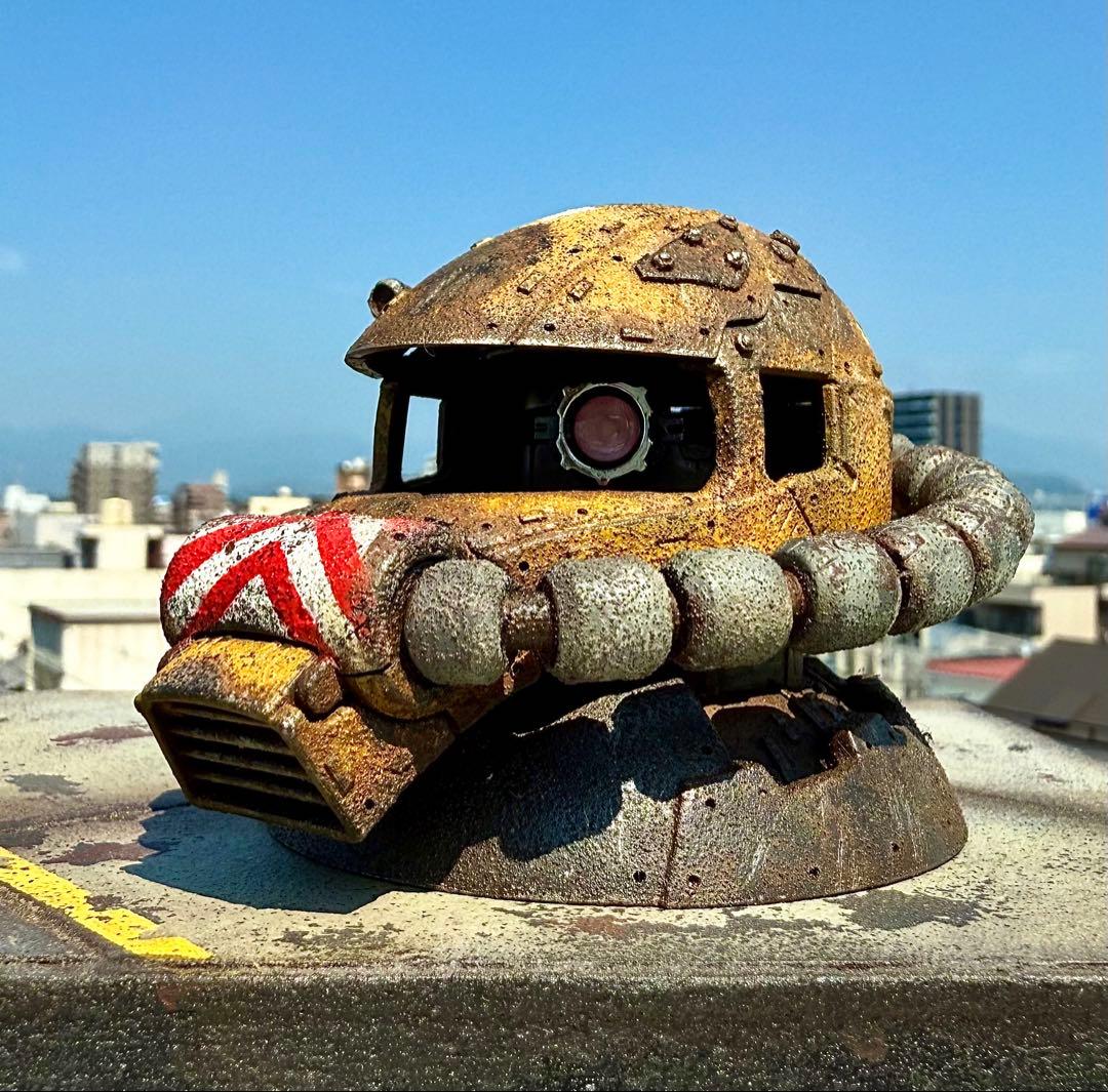 EXCEED MODEL ザクヘッド　作業機カラー　現地改修　塗装完成品