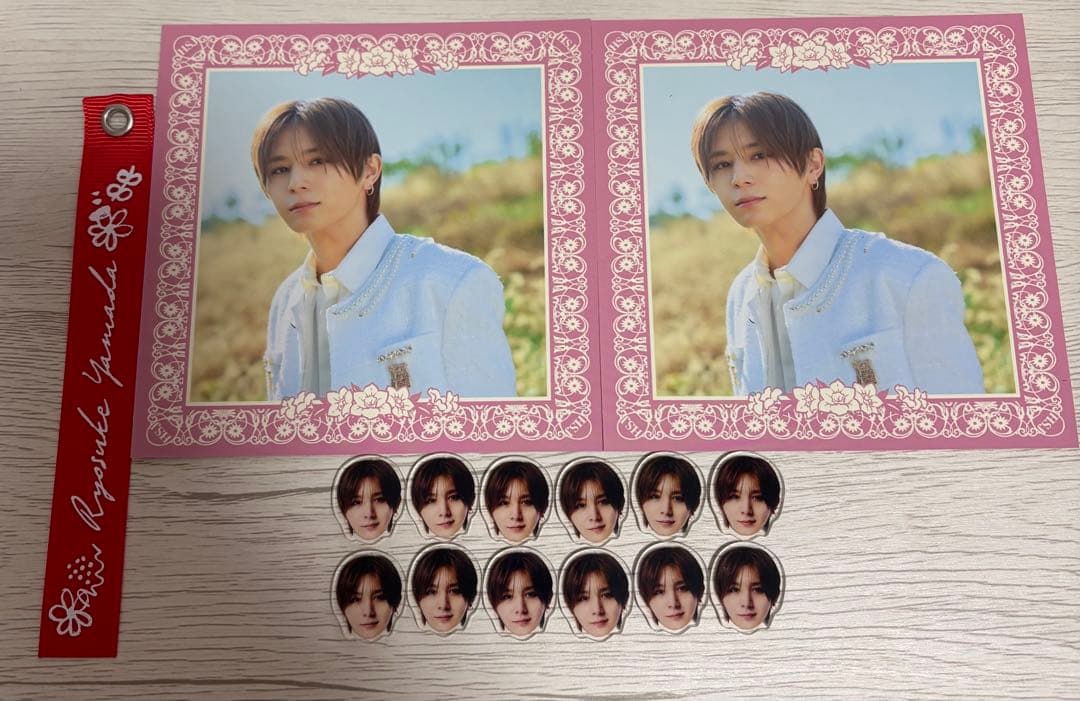 Hey! Say! JUMP 山田涼介 ハニカミ アクリルチップ カード セット