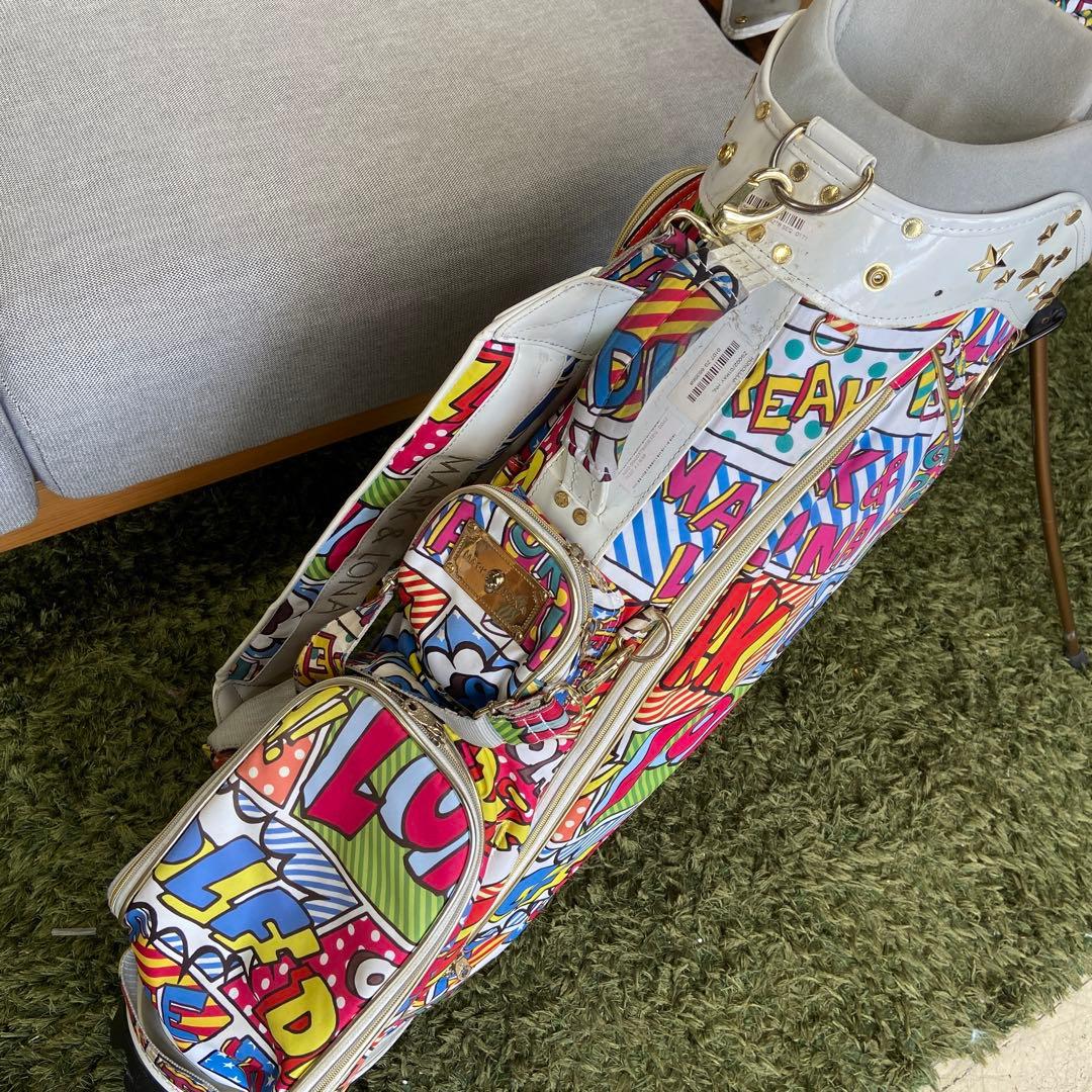 マーク＆ロナ/mark＆Lona⭐️スタンドキャディバッグ　アメコミ柄　おしゃれ