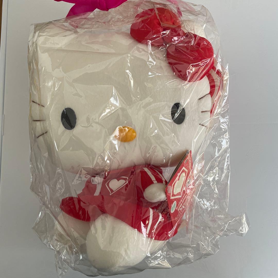 ハローキティ SUPERLOVERS ぬいぐるみ スポーツコスチューム タグあり