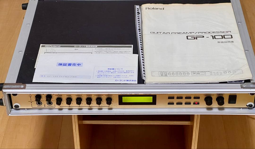 Roland GP-100 プリアンプ ジャンク 液晶飛びあり 出音OK