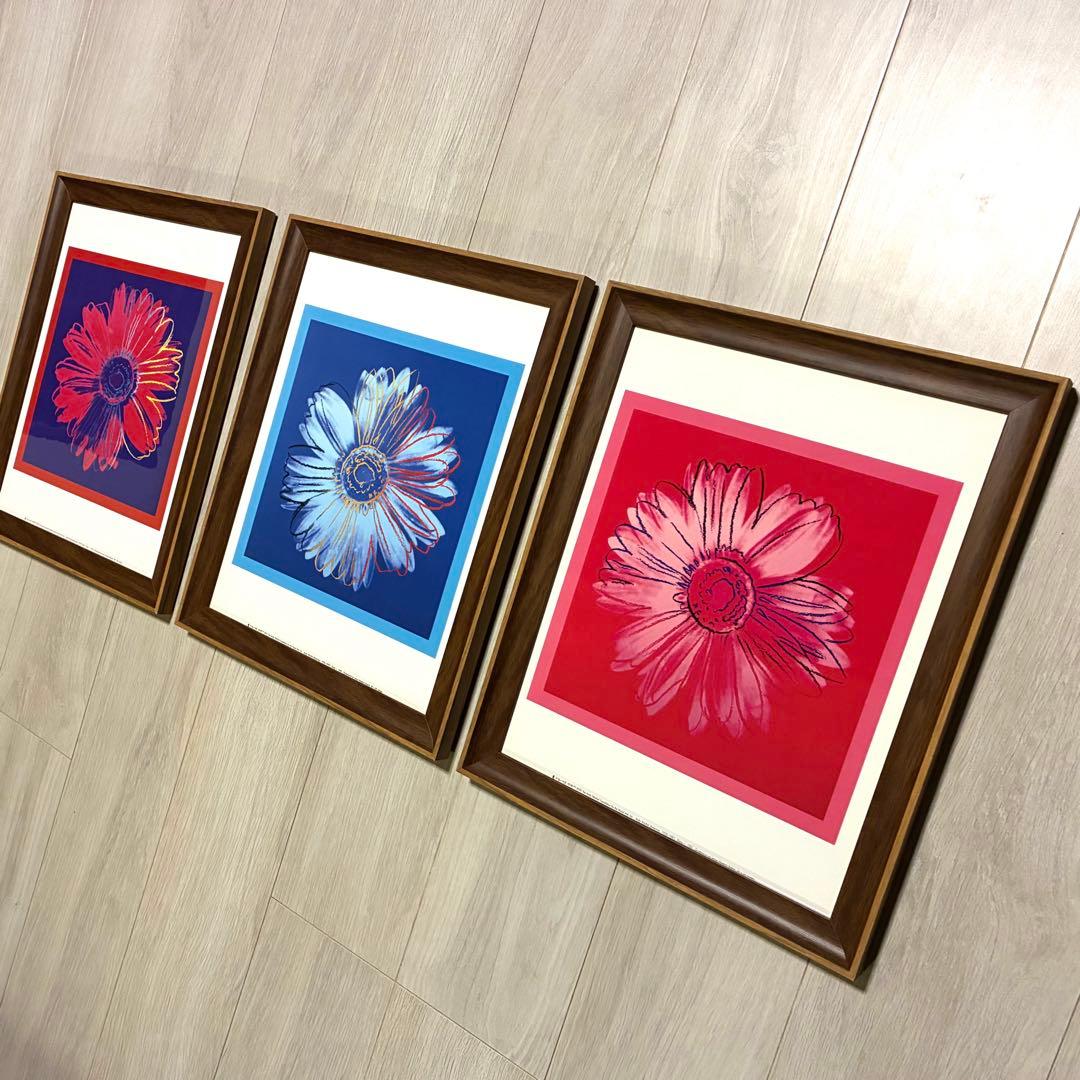 アンディ・ウォーホル Daisy, c. 1982 アート3点