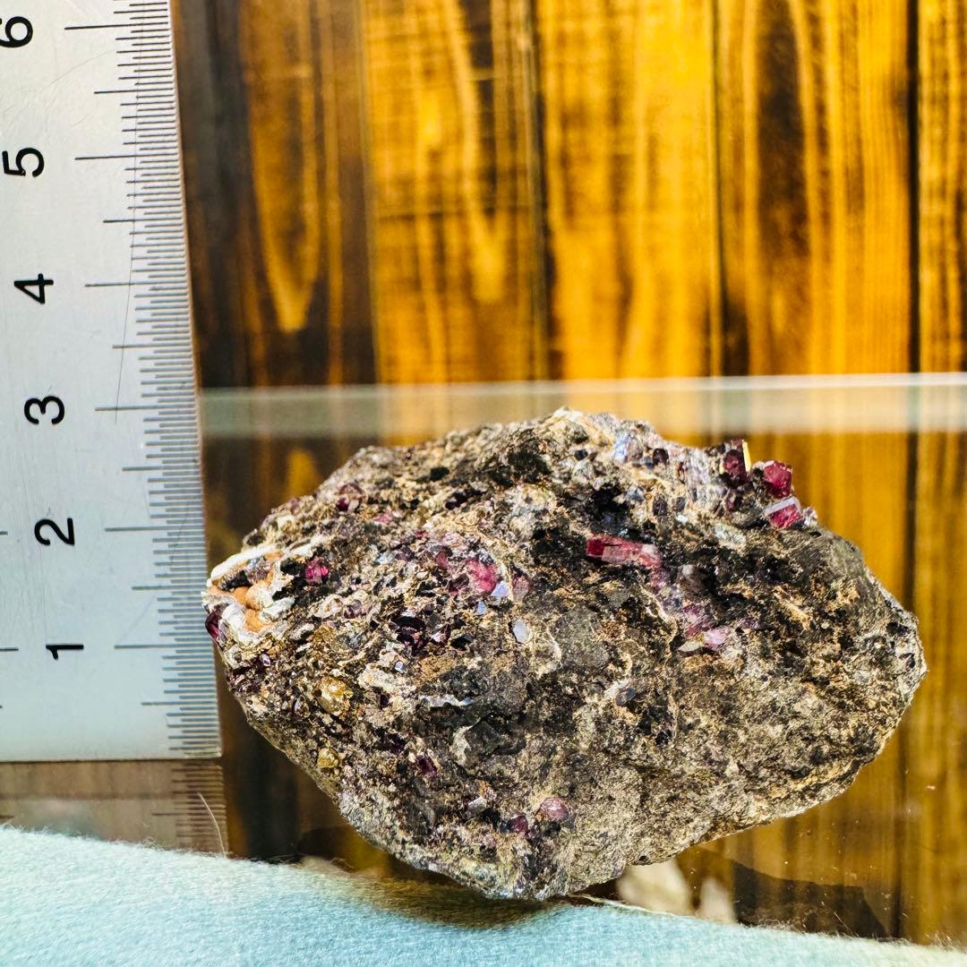 国産鉱物 パイロクスマンガン 愛知 ハイクオリティ クラスター