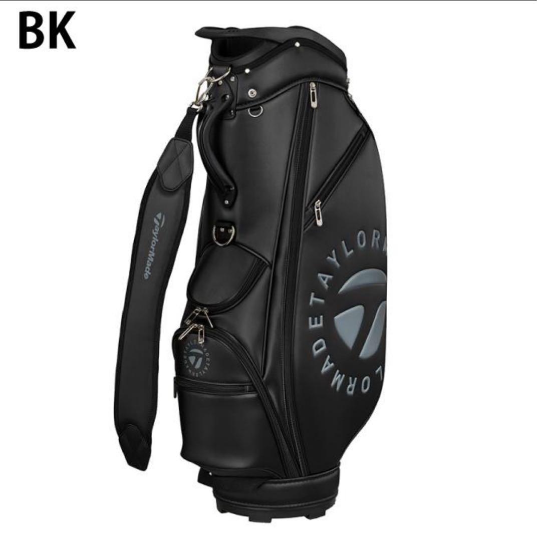 【新品未使用】テーラーメイド サークルロゴ キャディバッグ ブラック