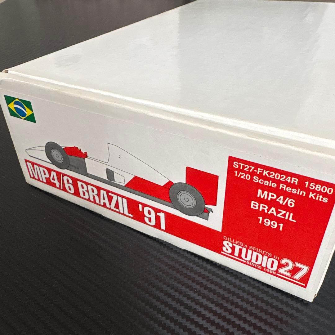 【アイルトン・セナ】1/20マクラーレンホンダMP4/6 '91 ブラジルGP