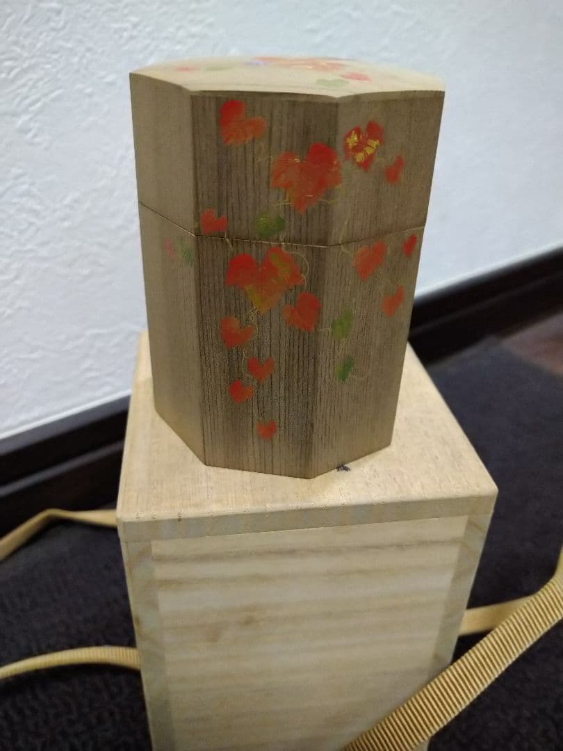 つた　神代杉　茶器