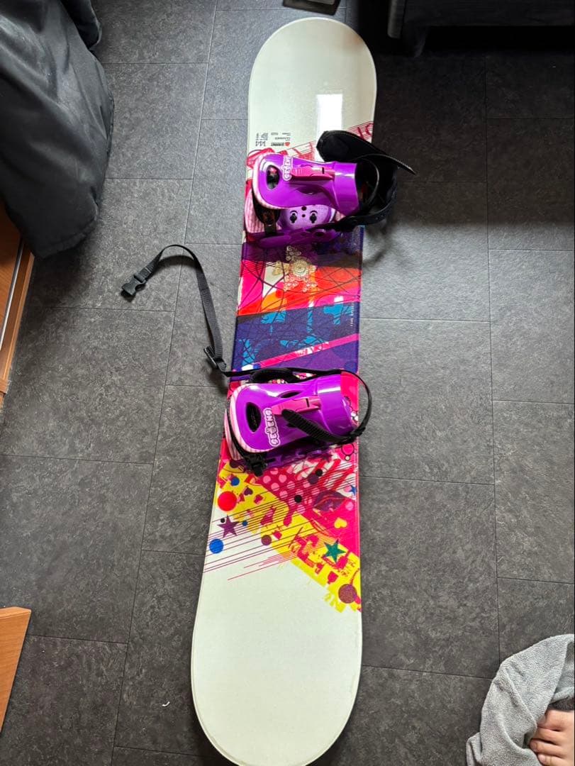 SHERBET GLAMMER 144 スノーボードとバッグ