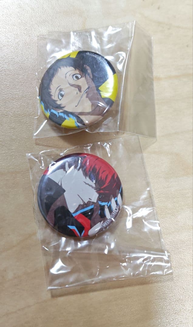 ペルソナ4　P4U2 皆月翔、足立透 缶バッジ