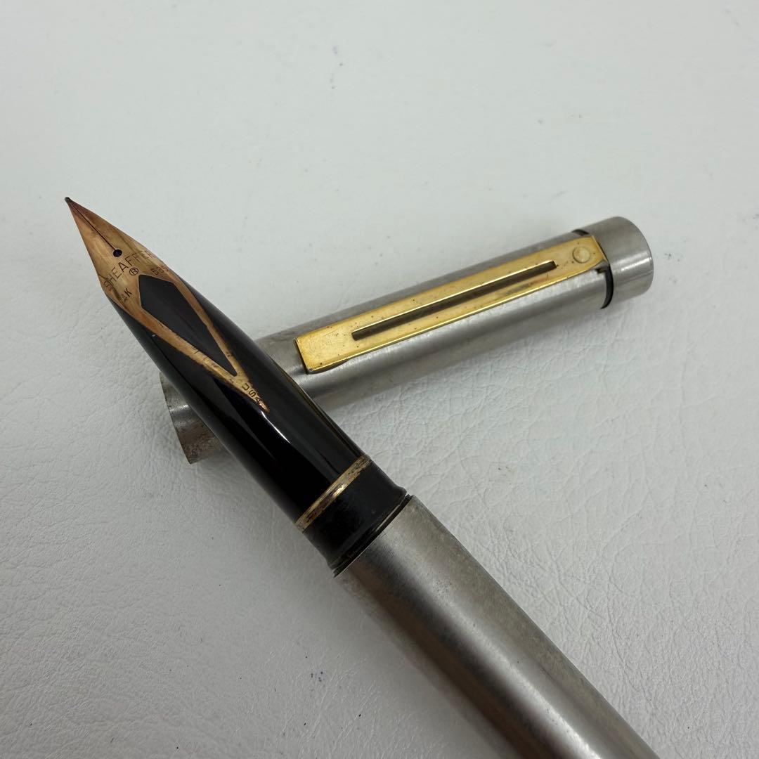 P21【万年筆】SHEAFFERヴィンテージ　K14 14K 585