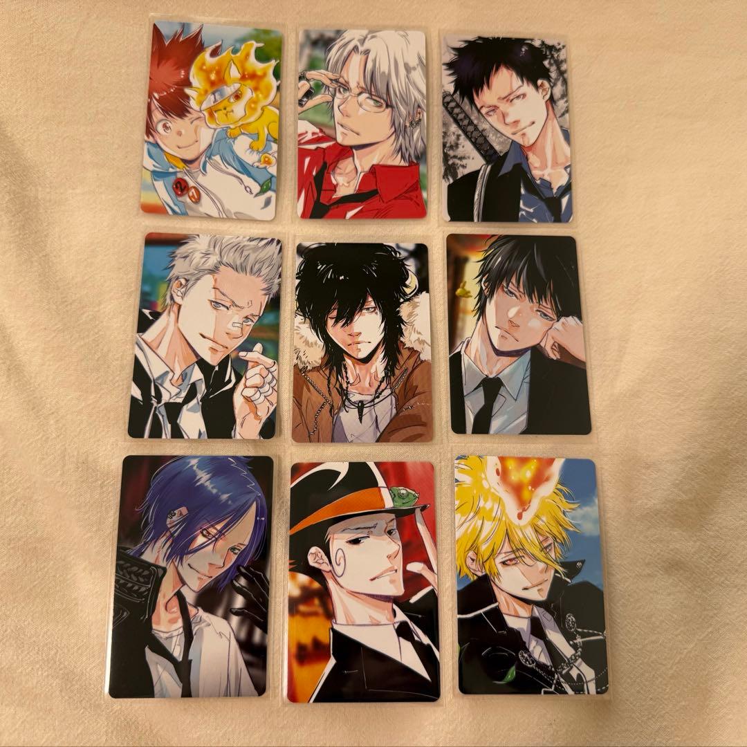 家庭教師ヒットマンREBORN! 天野明展 自撮り風カード 新規絵柄 全種セット