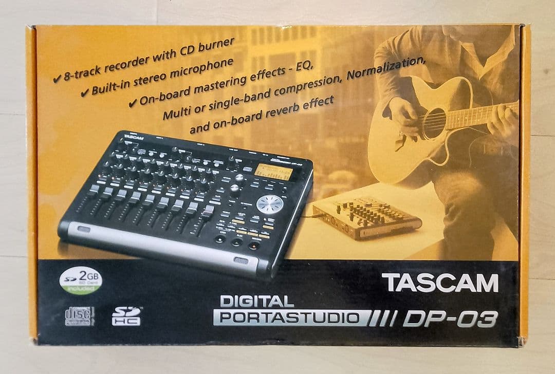 【新品】TASCAM DP-03 マルチトラックレコーダー 未使用 箱付き