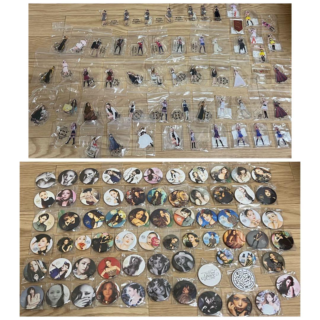 安室奈美恵　アクリルスタンド　マグネット　缶バッチ　おまとめ売り