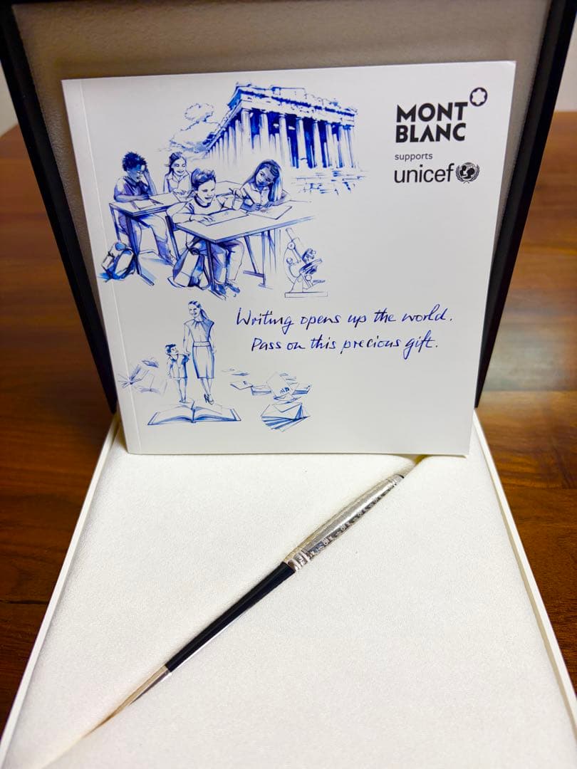 【新品未使用】モンブラン UNICEF マイスターシュテュック 限定 ボールペン