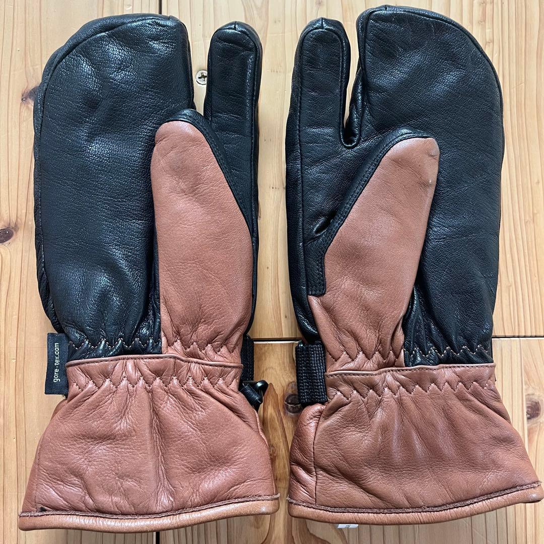 一度使用の美品　ヘストラ　ミトングローブ　スリーフィンガー　ゴアテックス　6