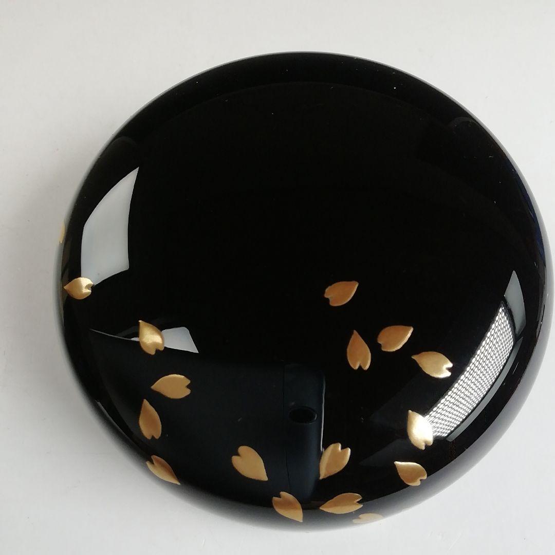 Ｔ８３４　棗　『花吹雪蒔絵』『中棗』『竹内幸斎 作』　共箱　茶道具