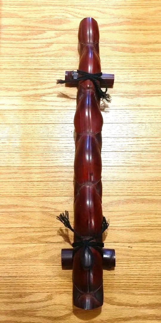 茶道具 煤竹結界 観音竹 骨董 時代物 旧家蔵出し アンティーク 蒐集家古美術