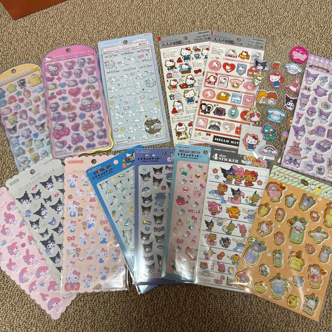 サンリオ　ボンドロ　コットンパフィー　ぷくぷく　ふわふわ　エポキシ　大人の図鑑