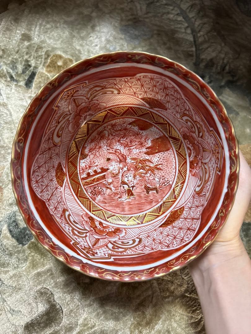 赤絵鉢 器　皿