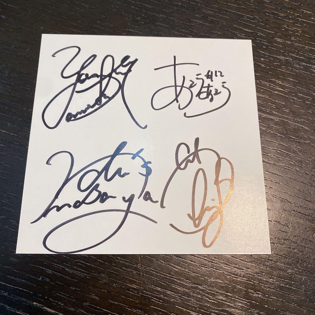 直筆サイン色紙 THE ORAL CIGARETTES