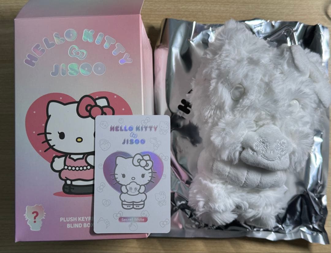 ジス キティ ぬいぐるみ キーリング シークレットホワイト SHUMON韓国