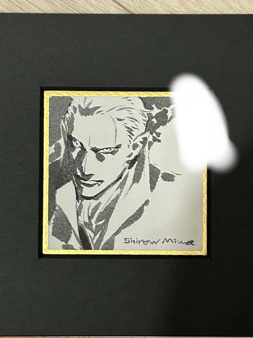 三輪士郎先生　直筆イラスト