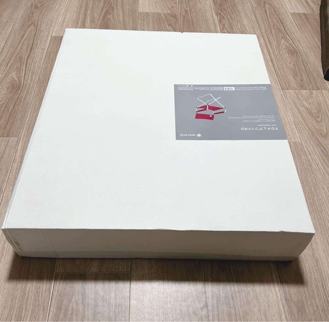 新品未開封　スノーピーク　 FDチェアワイド RD 2脚