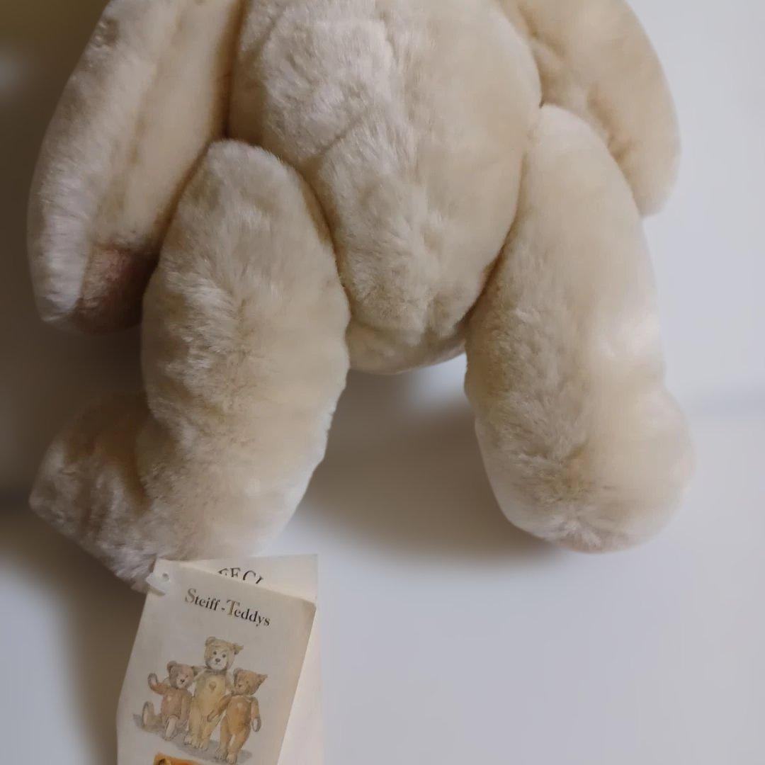 シュタイフ　テディベア　ぬいぐるみ　ペッツィー　Petsy　タグ付き　可動式