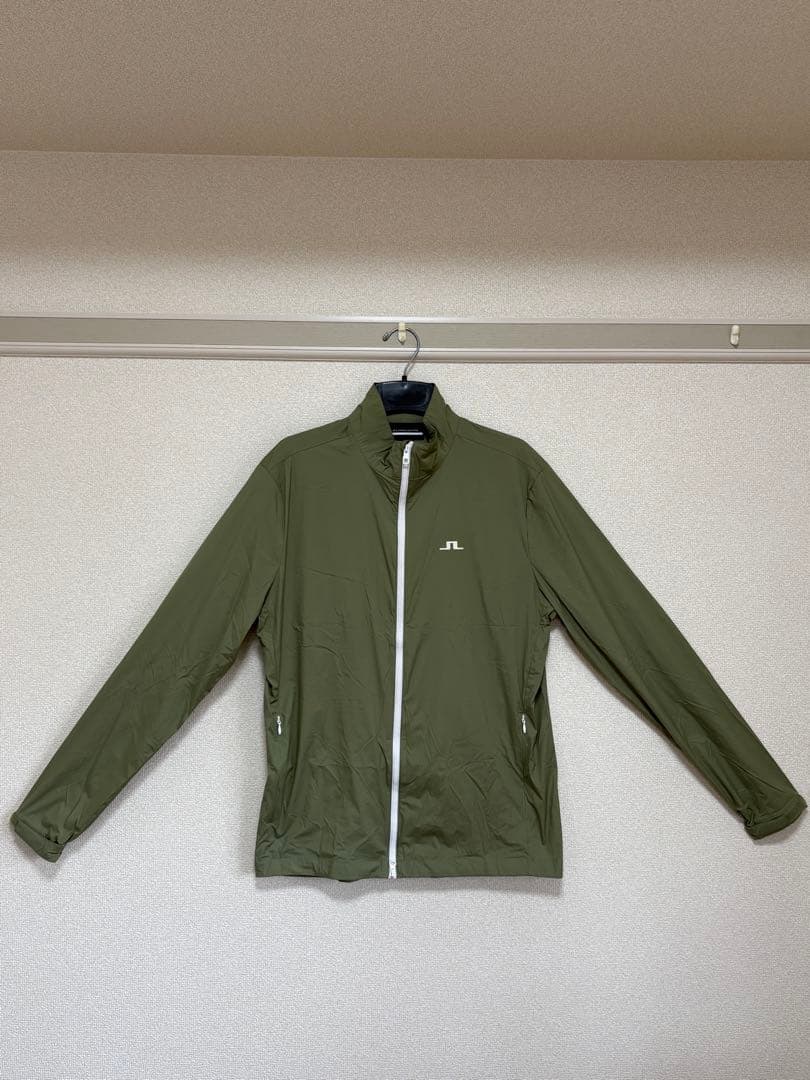 J.LINDEBERG オリーブグリーン フルジップジャケット