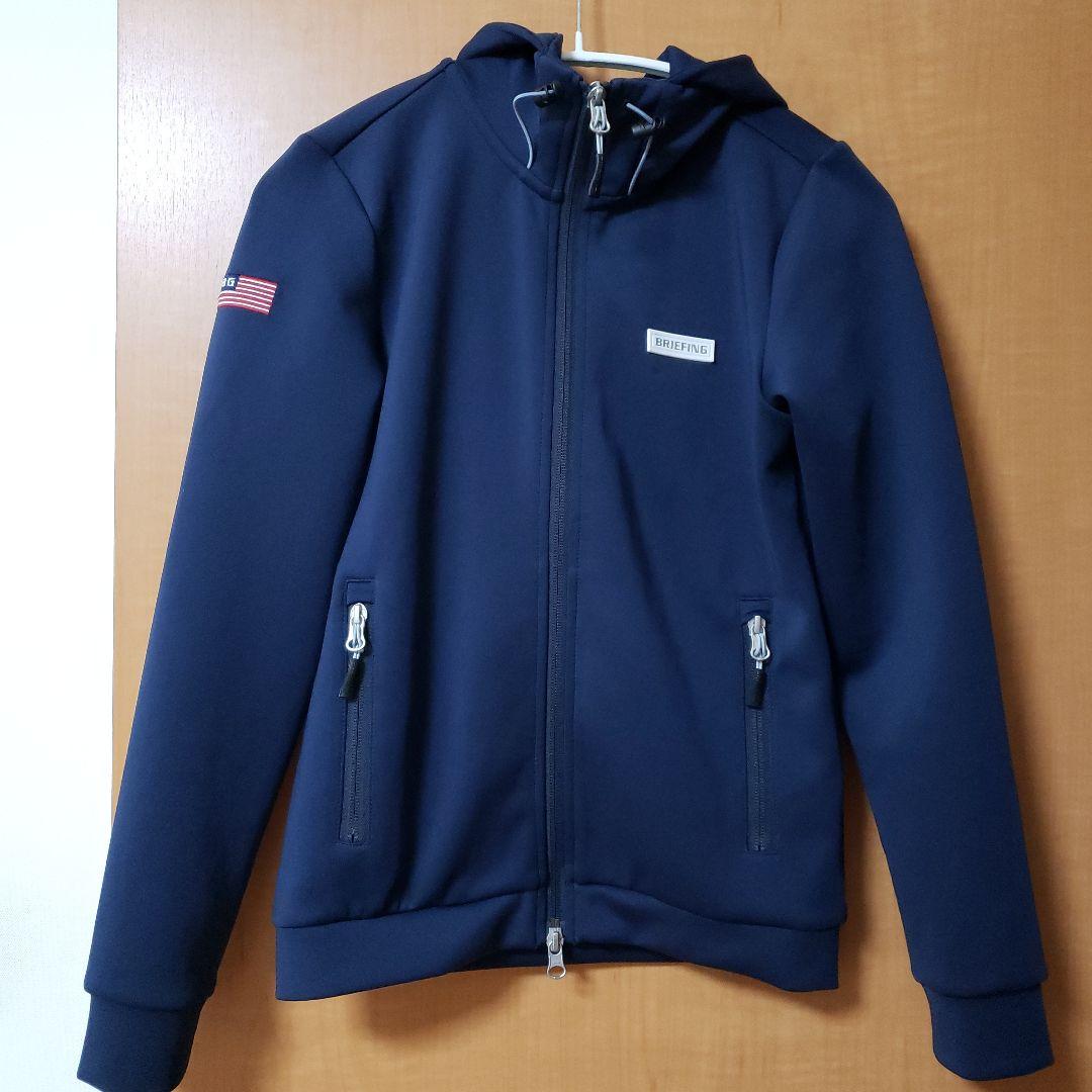BRIEFING フード付きジャケット XS ネイビー