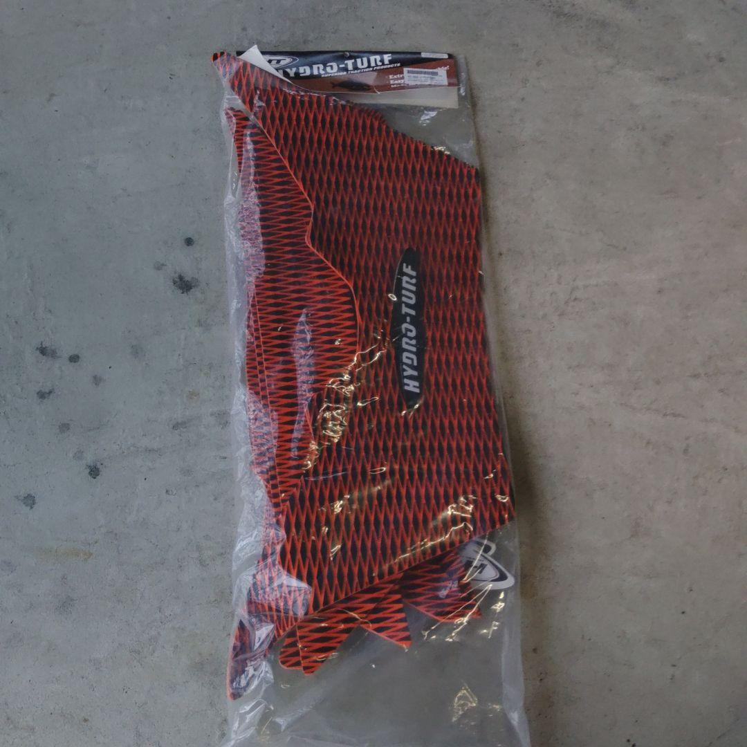 HYDRO-TURF デッキパッド ブラック/オレンジ ハイドロターフ