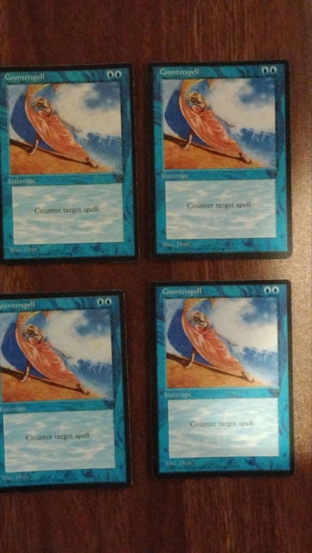 対抗呪文　Counterspell 4枚セット