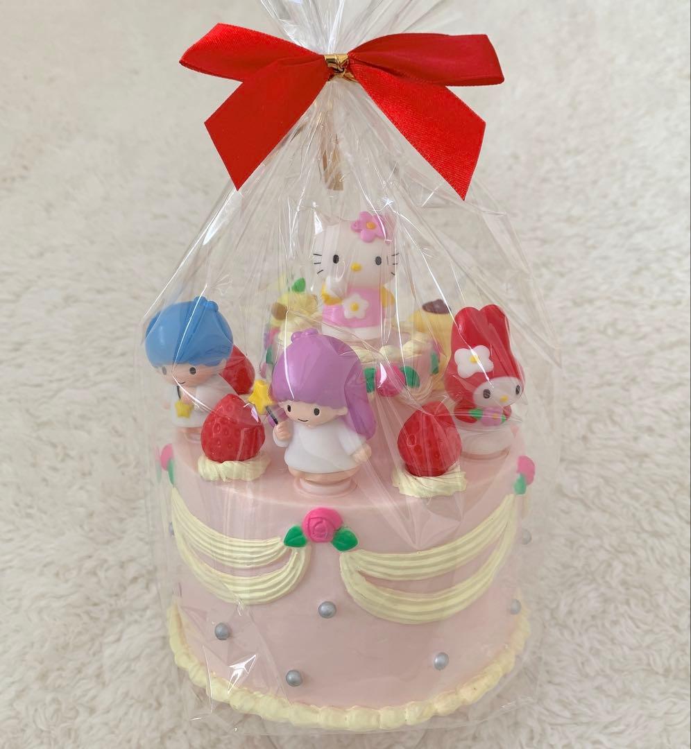 【レア】サンリオ ハローキティ ケーキ型マスコット付きボールペンセット