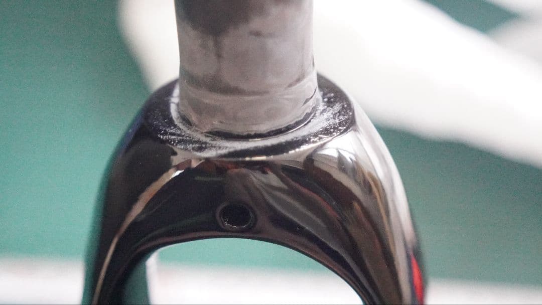 14インチホイール用エンド幅74mmディスクブレーキ対応カーボンフロントフォーク