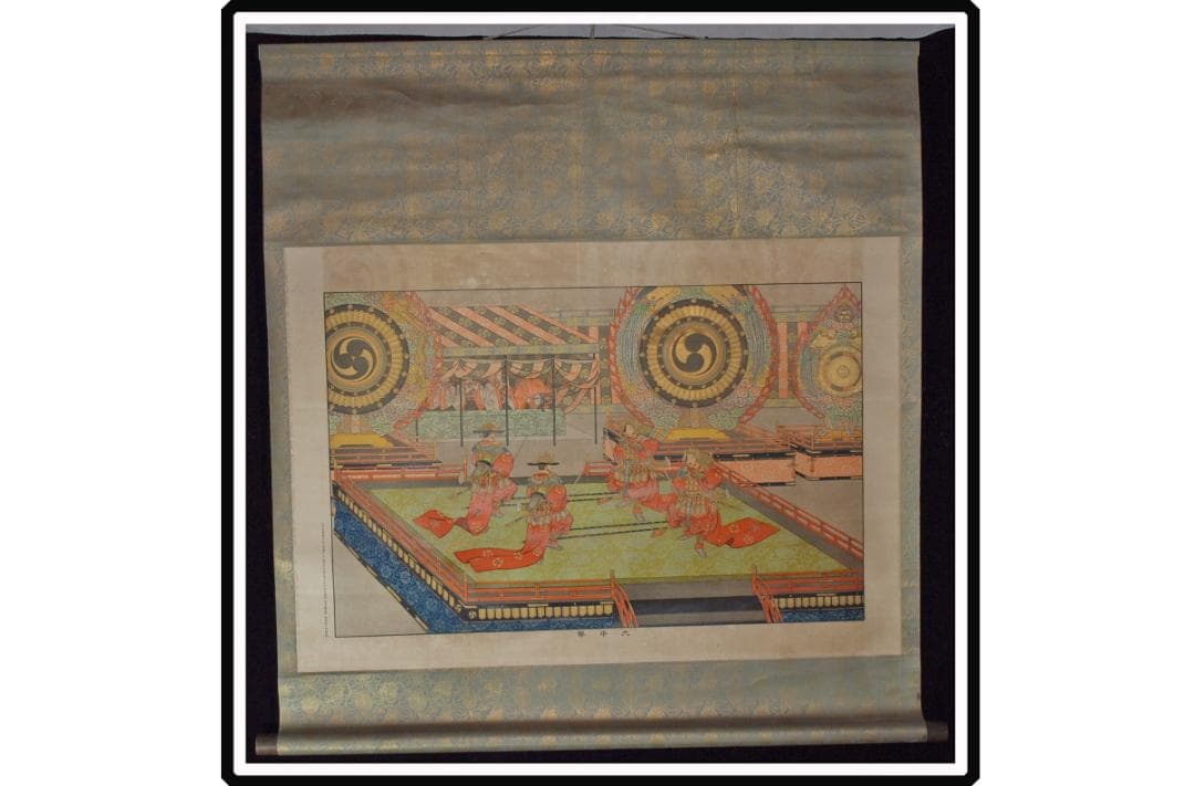 日本江戸時代肉筆掛け軸その13※激安骨董品 X947C15-3