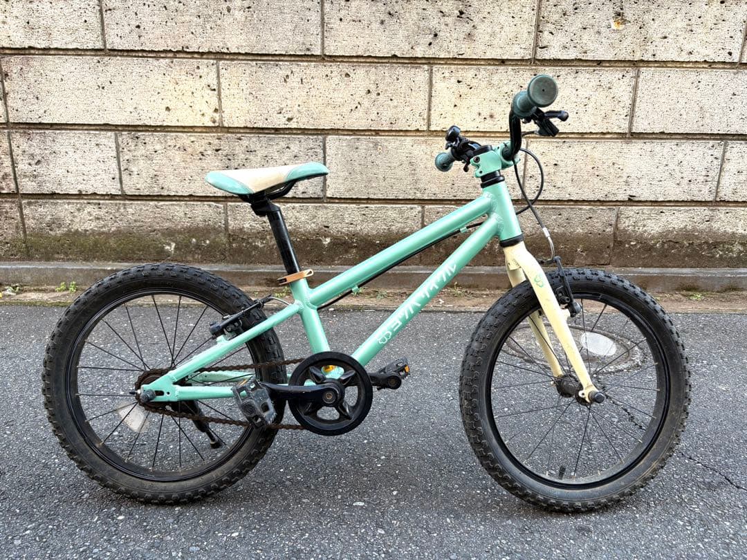 ヨツバサイクル　子供用自転車 16インチ ミントグリーン
