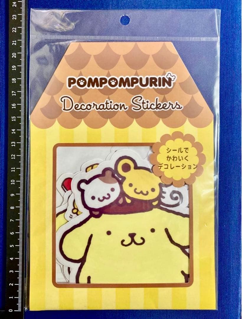 サンリオ　ポムポムプリン　シール 大きなシール 希少 当時物 【未使用】