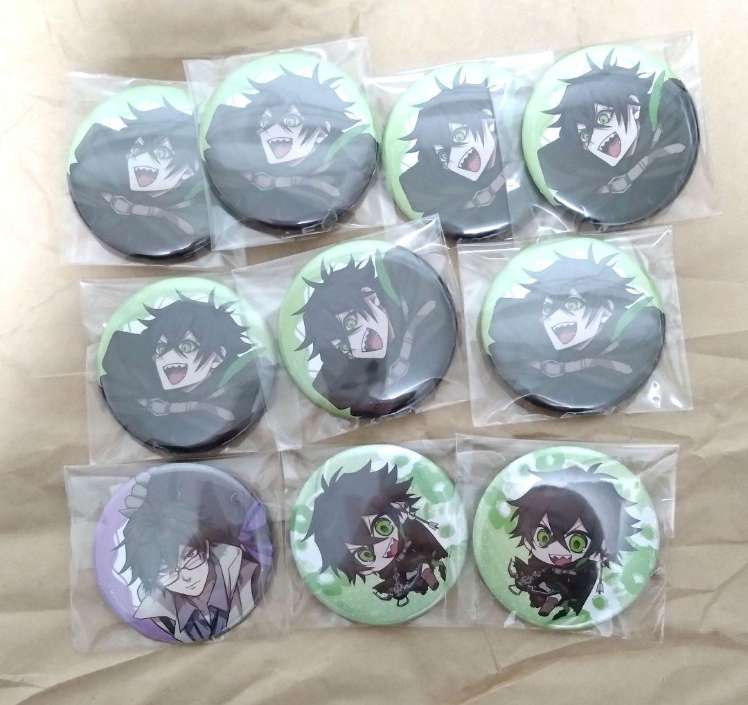 モノパス　缶バッジ　シャークん　スマイル