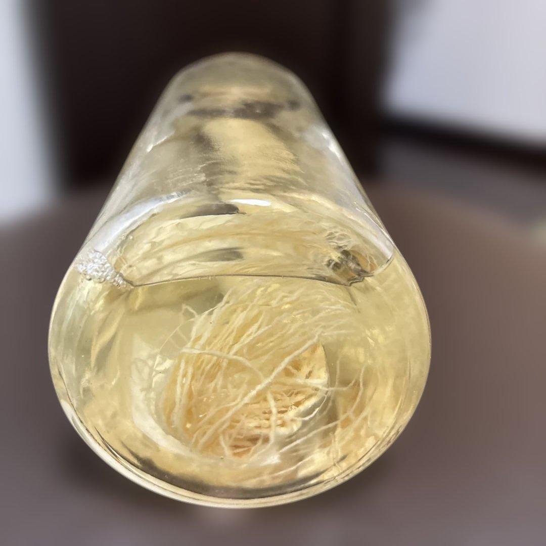 高麗人参入り透明液体瓶