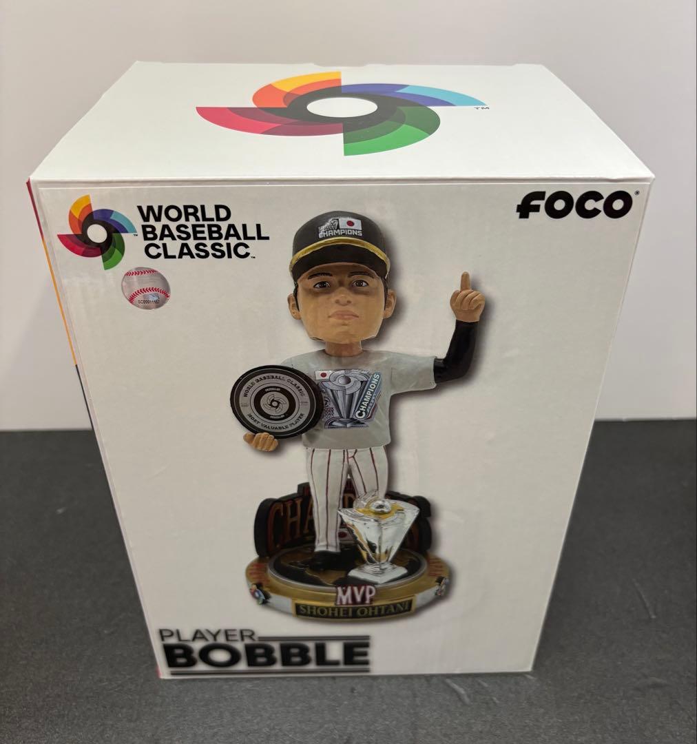 【大谷翔平】2023年WBC 優勝&MVP受賞記念 ボブルヘッド 123個限定！