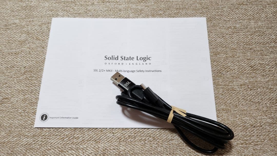 SSL2+MKⅡ オーディオインターフェース ほぼ新品 付属品完備