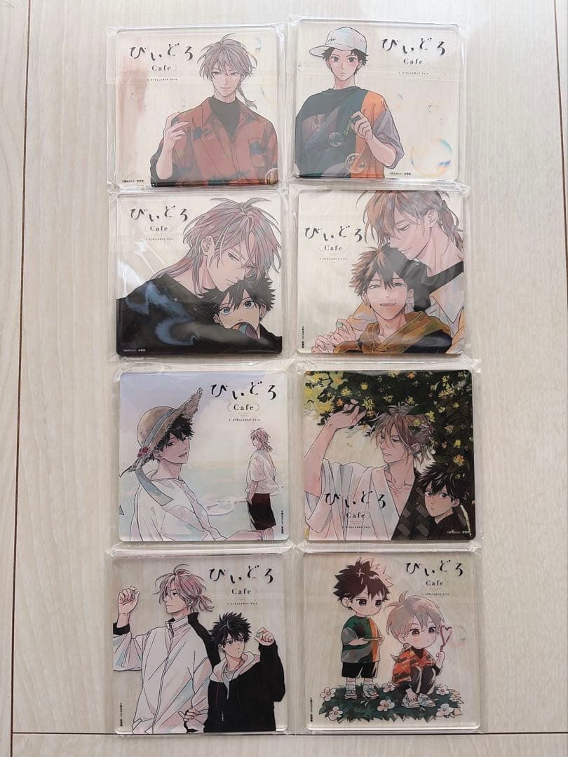 タカラのびいどろ 鈴丸みんた ステラマップカフェ アクリルコースター