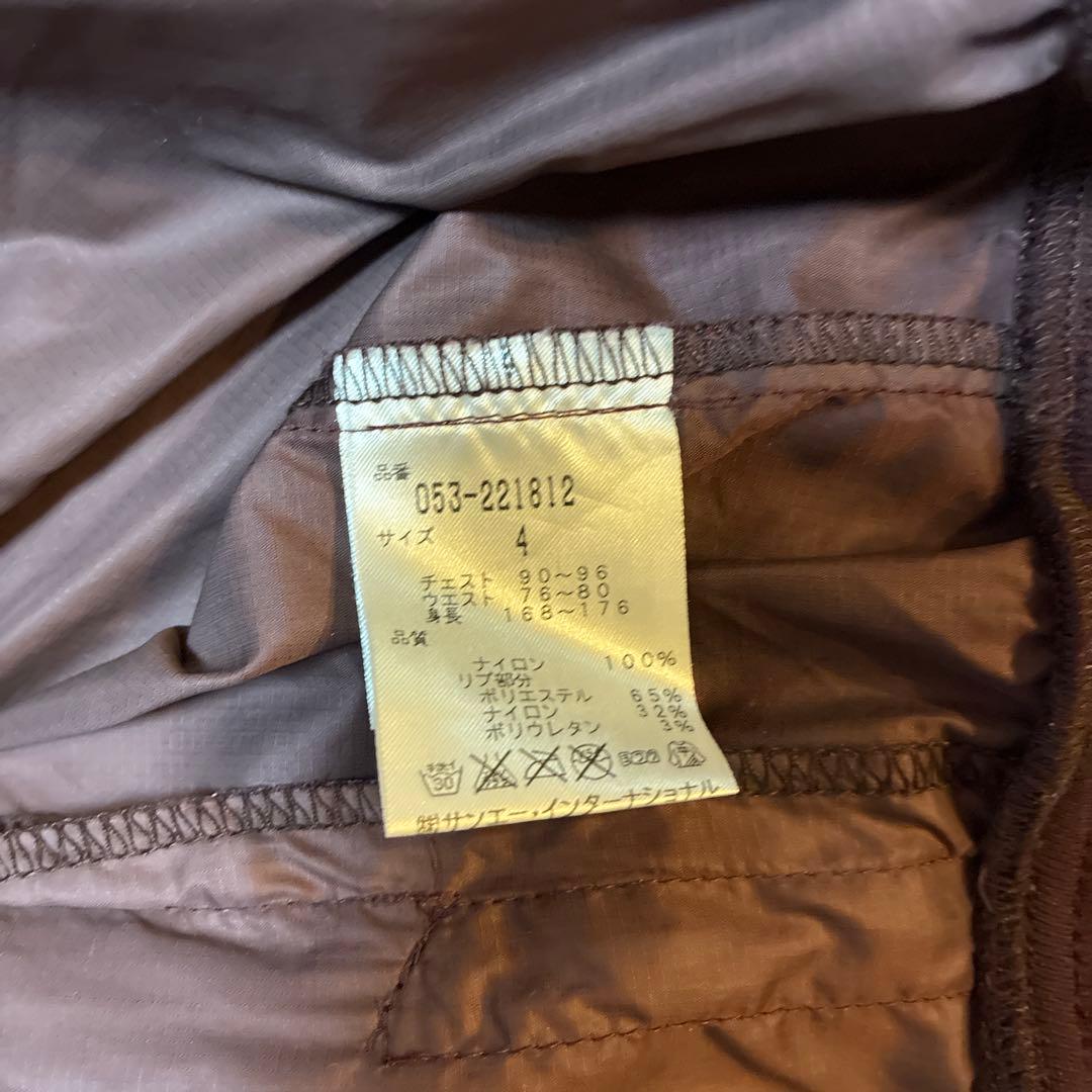 PEARLY GATES ブラウン 半袖ジャケット サイズ4