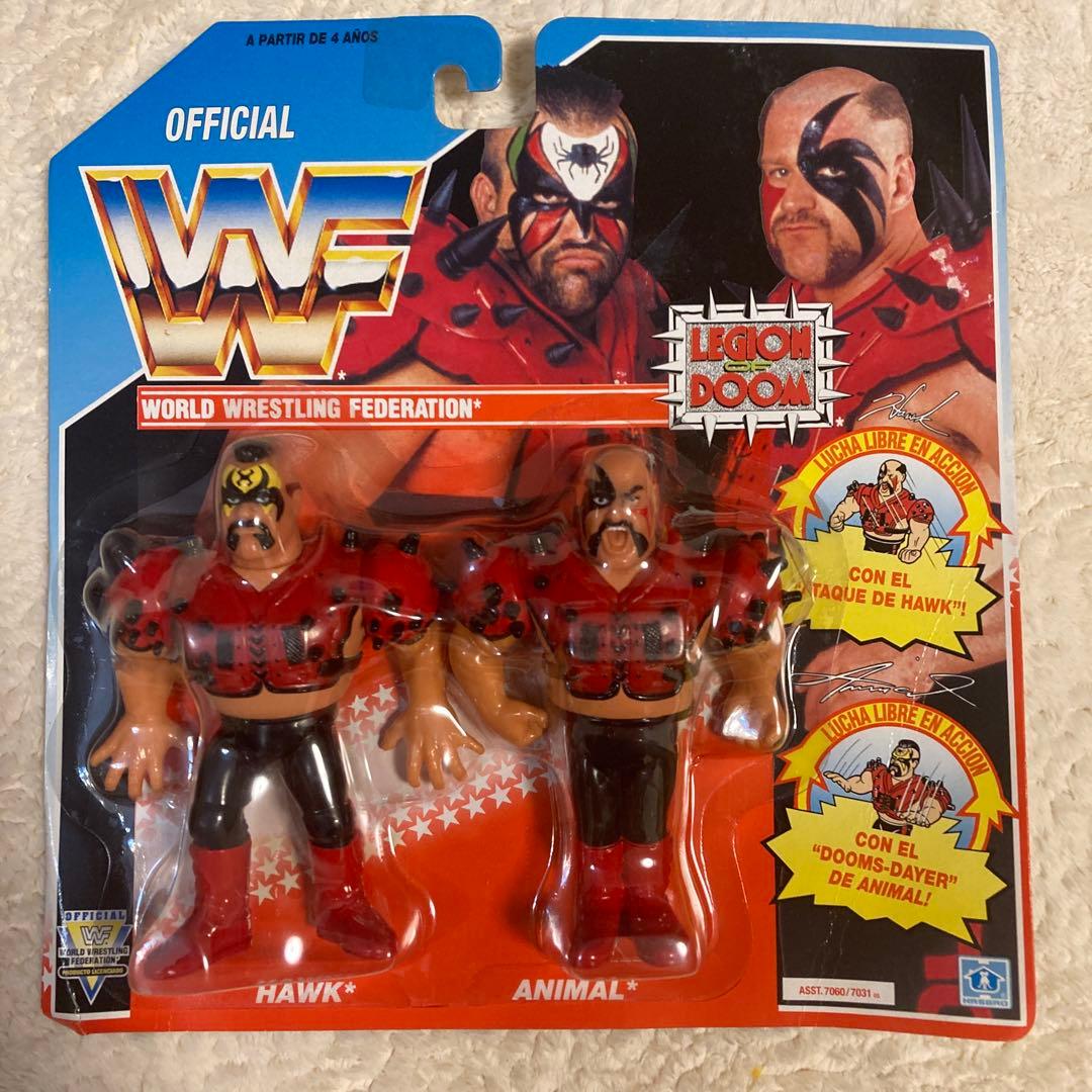 WWF ハズブロ フィギュア プロレス LOD ロード・ウォリアーズ【未開封品】