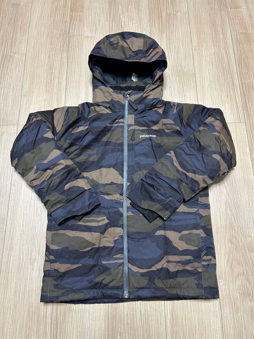 パタゴニア　スノーショットジャケット　BOY Lサイズ　カモ