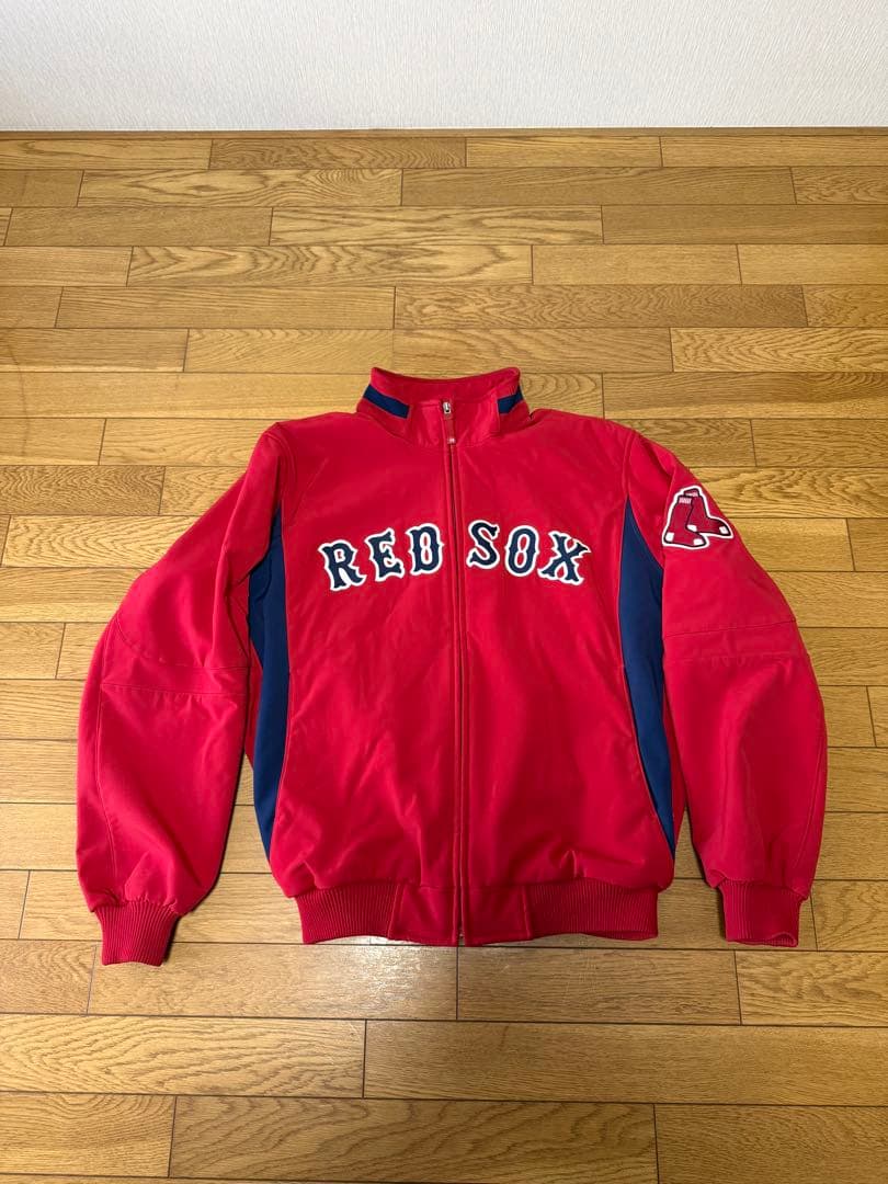 メジャーリーグボストンRED SOX フルジップジャケットフリーススタジャン