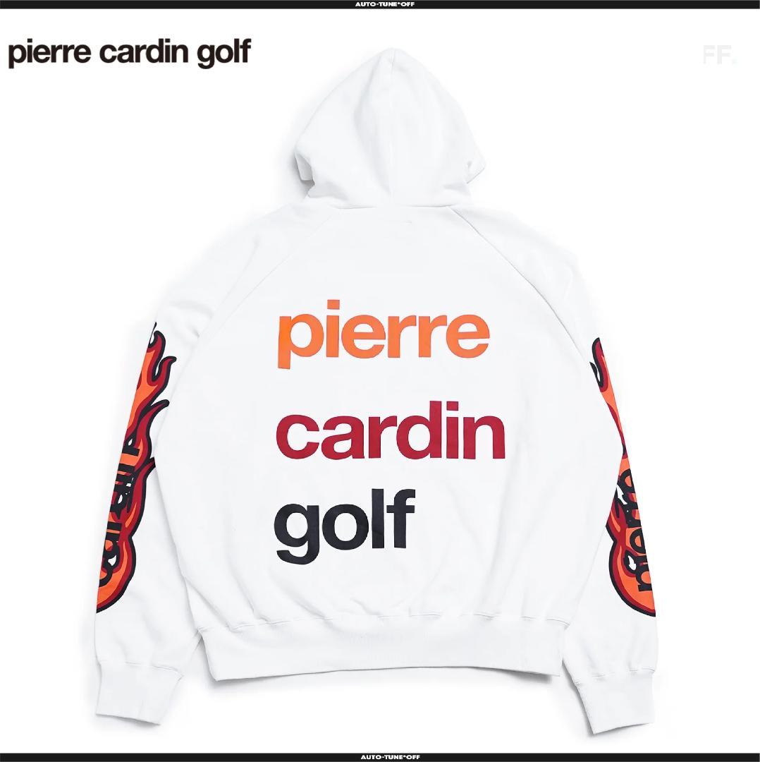 pierre cardin golf fire ゴルフ パーカー ホワイト XL