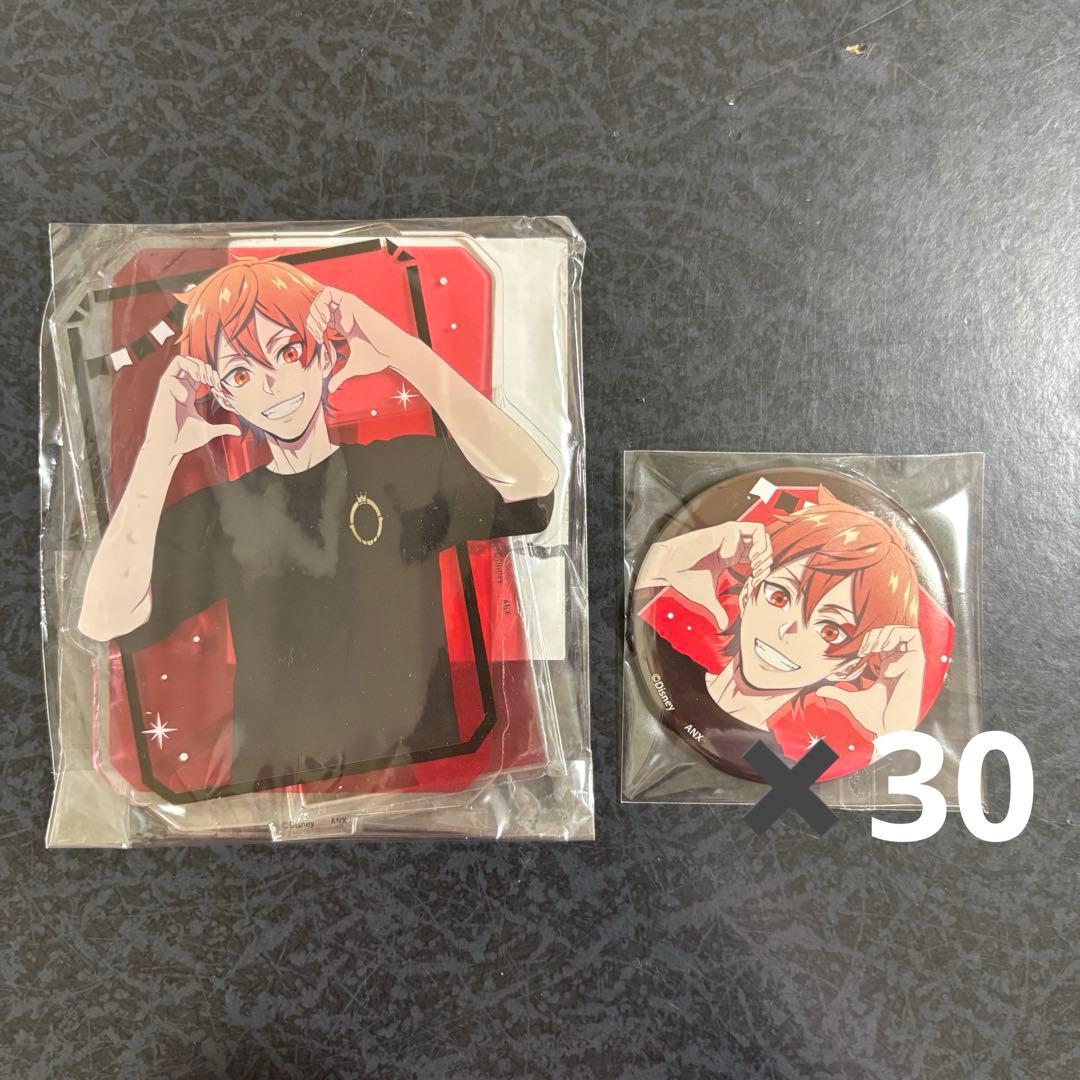 ツイステ エース・トラッポラ アクスタフェス　缶バッジ 30点　アクスタ 1点