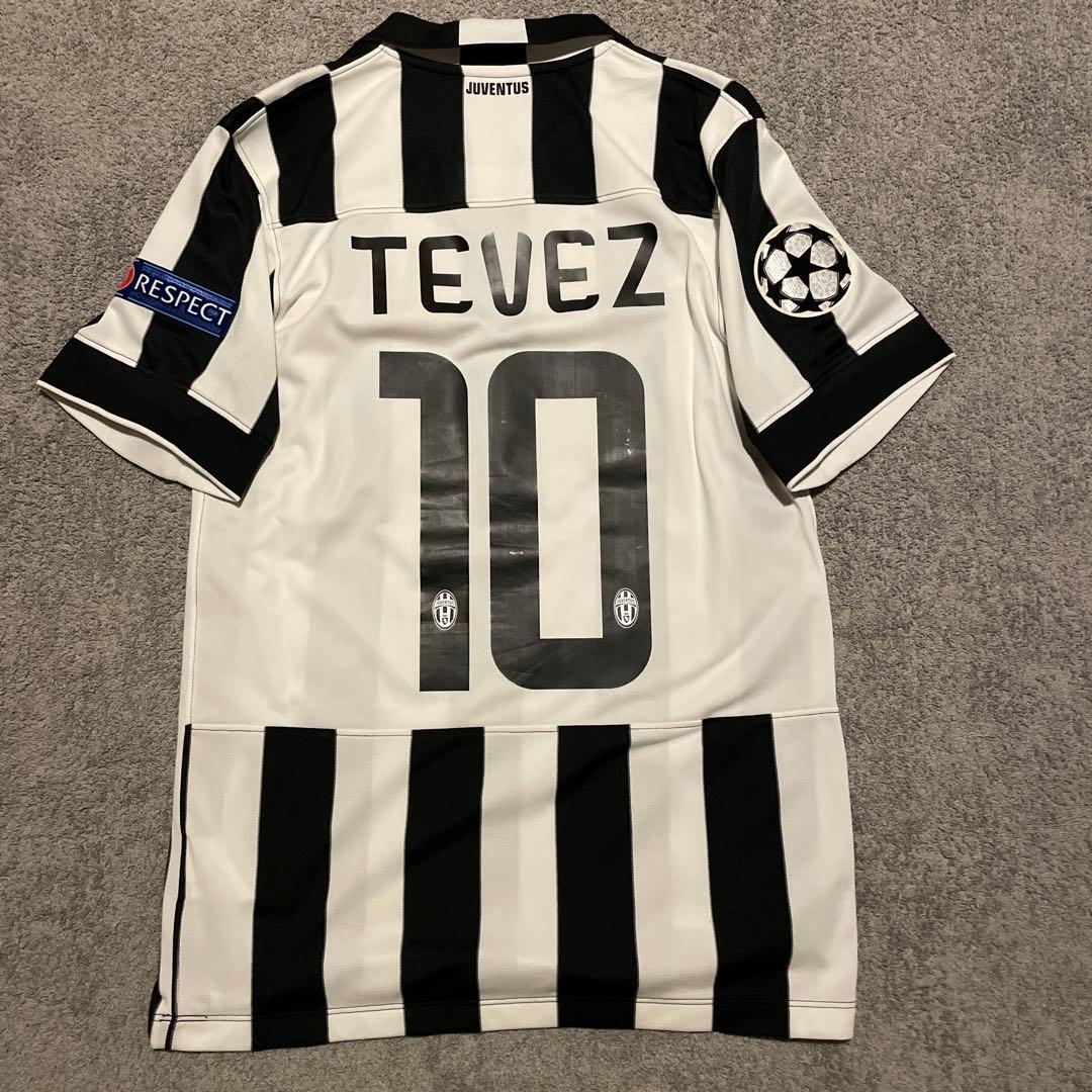 2014-2015 チャンピオンズリーグ決勝マッチデイ刺繍 ユベントス テベス